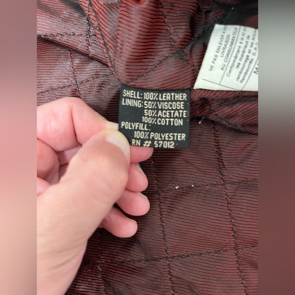 - Faux Leather Moto Jacket size: Large - Picture 8 of 11